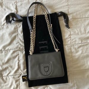 Authentic Dior DIORAMA bag calfskin black *READ*